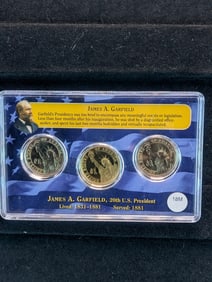 2011 Garfield Presidential Dollar Set UNC & Proof