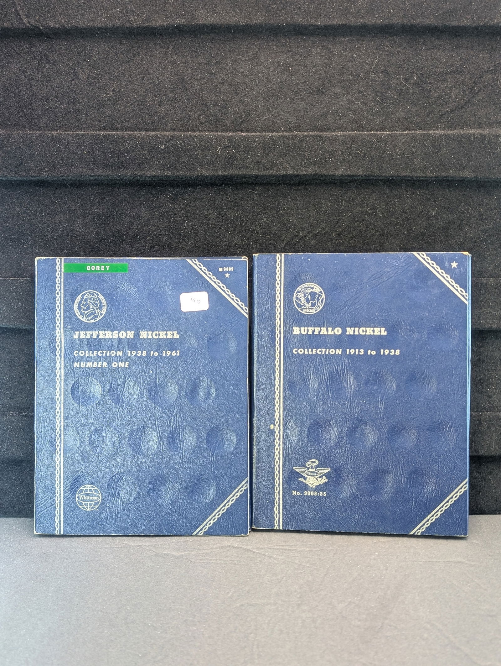 Two Whitman Books. One With Six Buffalo Nickels & One With (26) Jefferson Nickels (1 of 9)