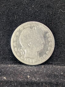 1899 Barber 25c. 90% silver