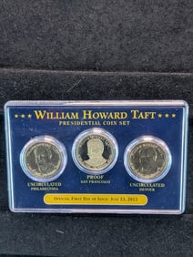 2016 Taft Presidential Dollar Set UNC & Proof