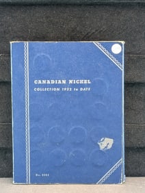 Canadian Nickel Collection 1922 to Date in Whitman Album Contains 45 Coins.