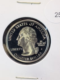 2005-S Clad Proof State Quarter Kansas (KS)