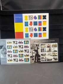 Sheet Of Andrew Wyeth 2017 Forever Stamps, Sheet Of Emilio Sanchez 2021 Forever Stamps, & ...