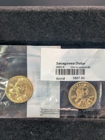 2008P,D UNC Sacagawea Golden Dollars