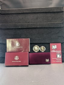 1995 Kennedy Set with 1995-P Special Olympics Silver Dollar & 1995-S Clad Kennedy Half