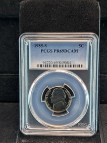 1985-S Jefferson Nickel PCGS PR69 DCAM