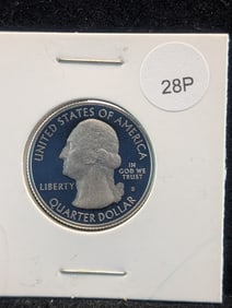 2010-S 90% Silver Proof ATB Quarter Yellowstone National Park (WY)