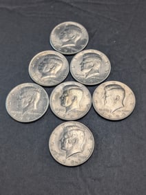 (3) 1971-P & (4) 1983-D Kennedy Half Dollars
