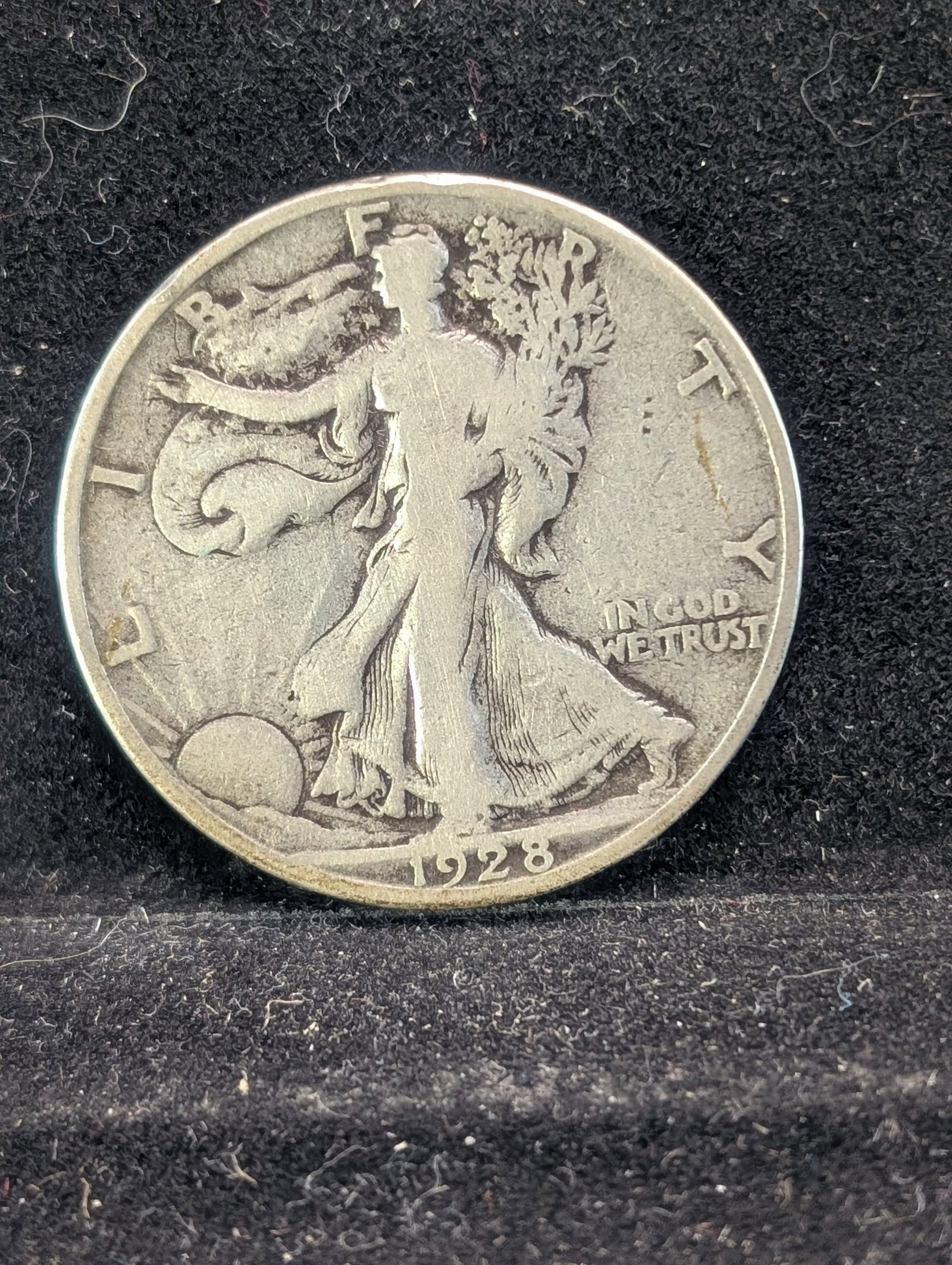 1928-S Walking Liberty Half Dollar - 90% Silver: 1928-S Walking Liberty Half Dollar - 90% Silver