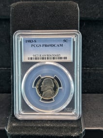 1983-S Jefferson Nickel PCGS PR69 DCAM