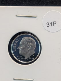 2010-S 90% Silver Proof Roosevelt Dime