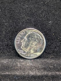 1964 D, 90% Silver, (BU-MS 65+) Roosevelt Dime, 61 years Old!