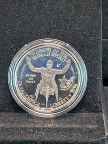 1996-P Atlanta Paralympics Proof Silver Dollar