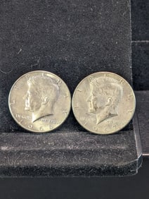 1966 & 1967 Kennedy Half Dollars, 40% Silver