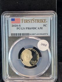 2020-S Jefferson Nickel First Strike PCGS PR69 DCAM