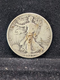 1939 Walking Liberty 50c. 90% Silver