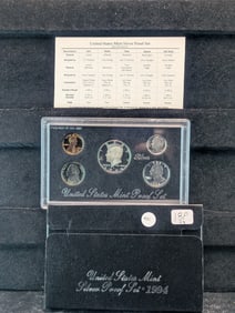 1994-S US Mint 90% Silver Proof Set. OGP.