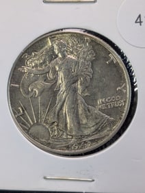 1943 Walking Liberty Half Dollar, Nice Detail