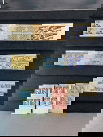 Lot of (10) Different US Postage Stamp Plate Blocks