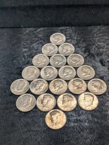 20 1974 P&D Kennedy Half Dollars