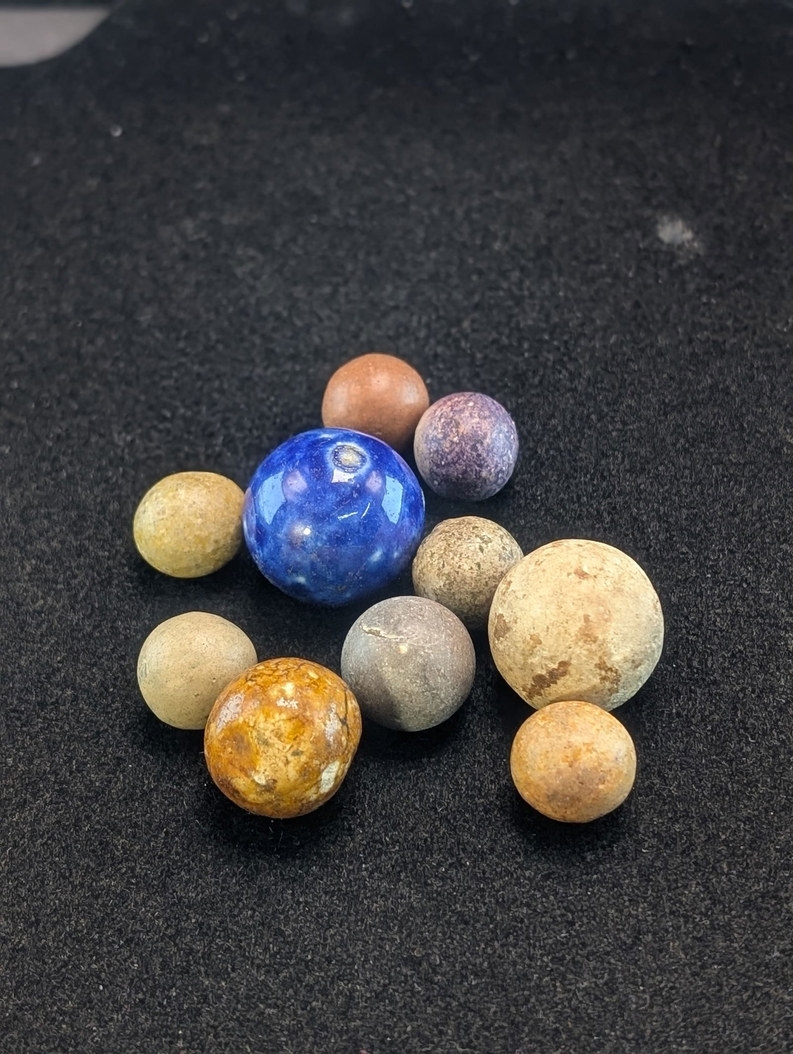 10 Civil War Era Marbles (1860's), With Benningtons (1 of 2)