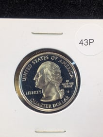2005-S Clad Proof State Quarter West Virginia (WV)