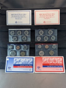 2002 P&D US Mint Uncirculated Coin Set. OGP