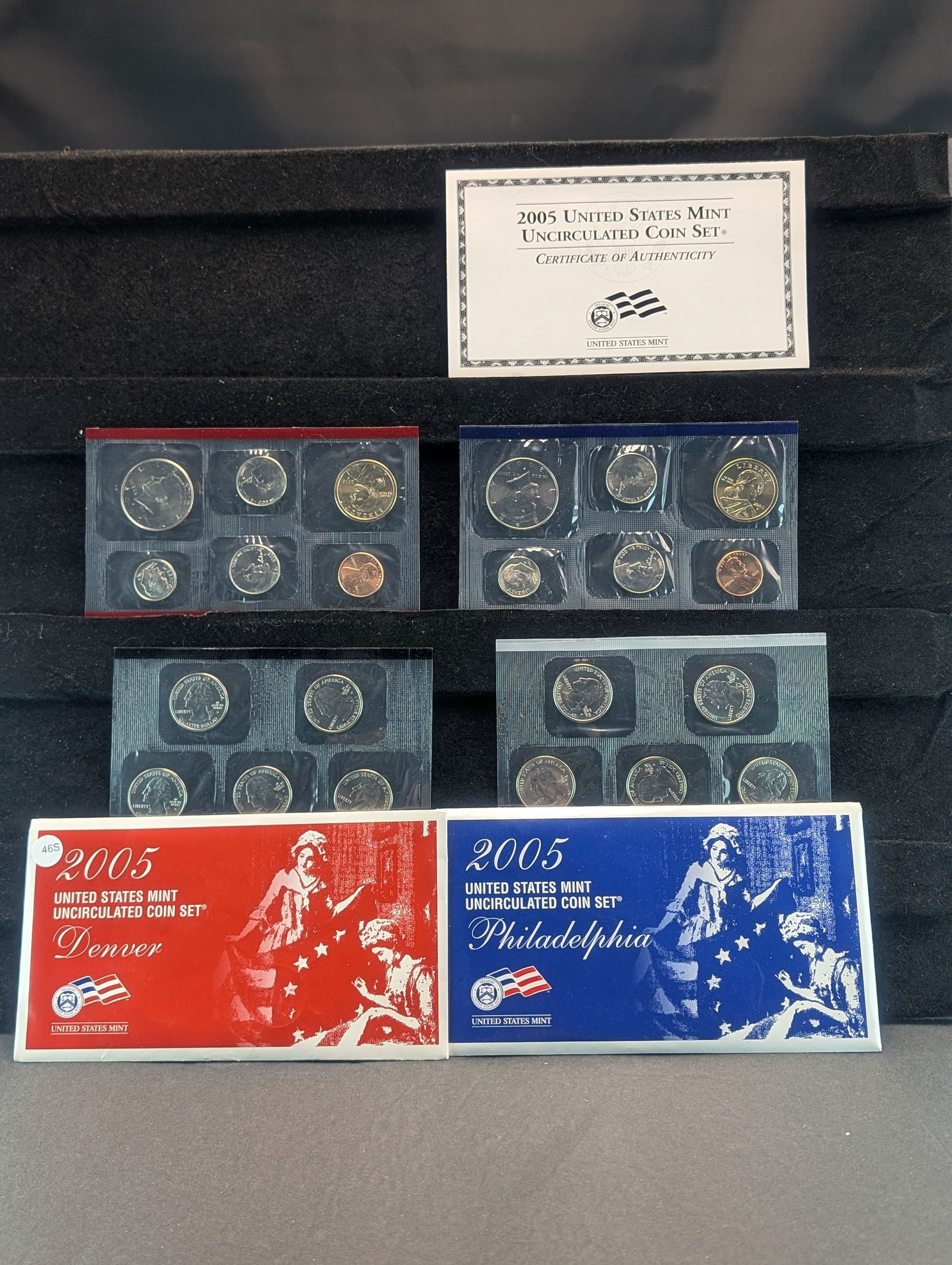 2005 P&D US Mint Uncirculated Coin Set. OGP (1 of 7)