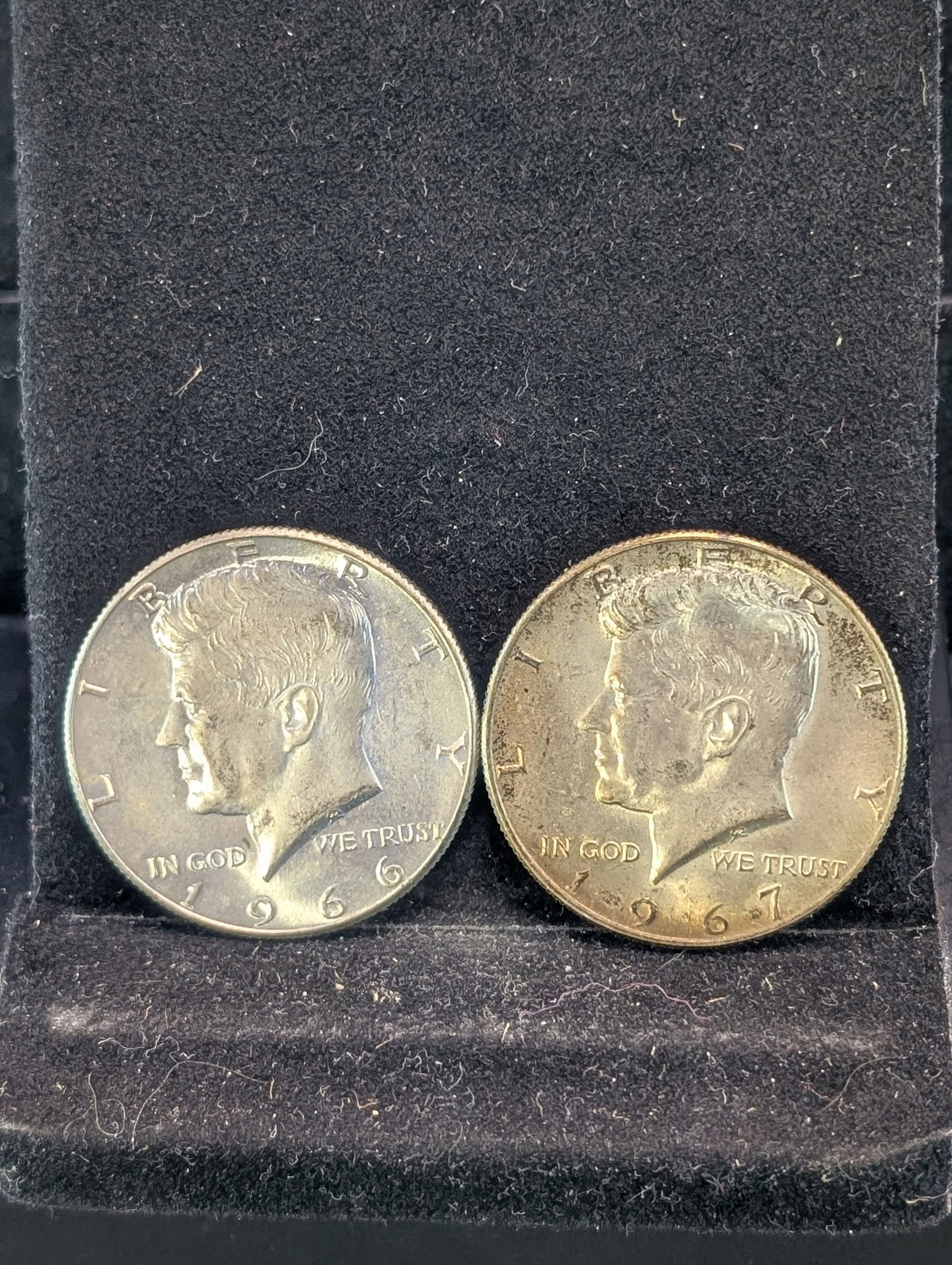 1966 & 1967 Kennedy Half Dollars, 40% Silver (1 of 2)