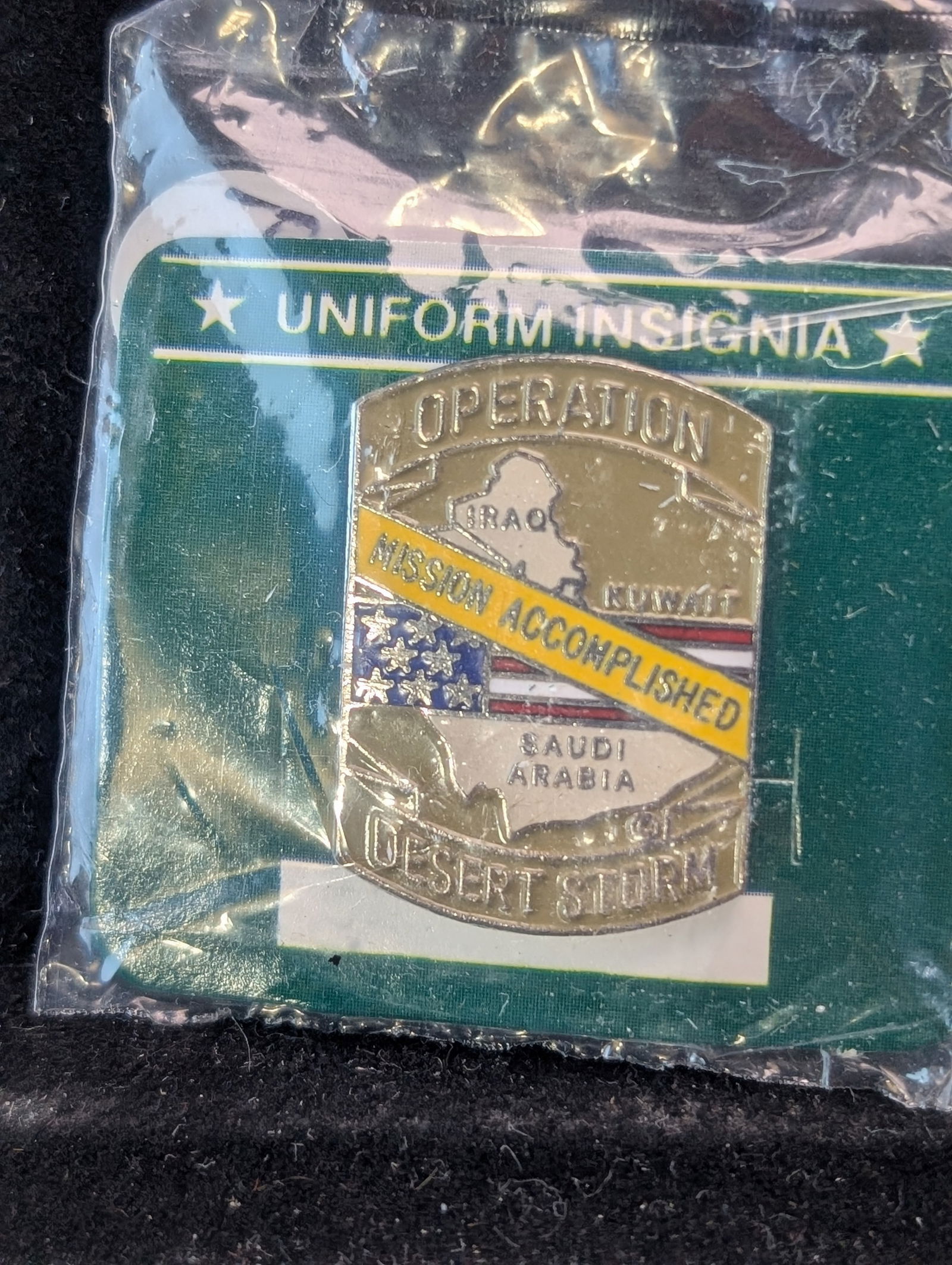 Operation Desert Storm "Mission Completed" Pin (1 of 1)