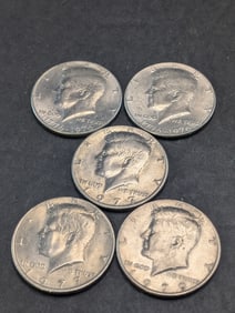 1976 P&D, (2) 1977-P, & 1979-P Kennedy Half Dollars