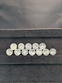 (12) Assorted Antique Car Coins