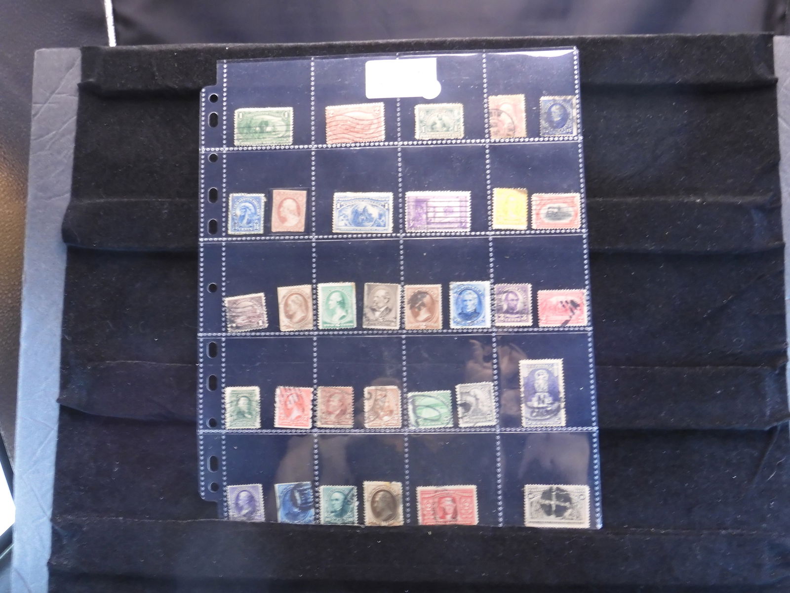 Sheet of Rare Early U.S. Postage Stamps (1 of 5)