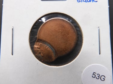 No Date (Major Error, 80% Off Center) Lincoln Penny