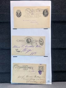 Sleeve of 6 Rare Postage U.S. Cards & Covers