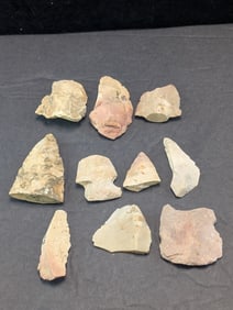 (10) Assorted Arrowheads
