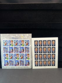 Sleeve of 2 U. S. Mint Postage Stamps Sheets MOGNH
