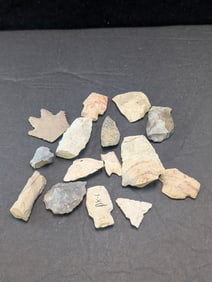(15) Assorted Arrowheads