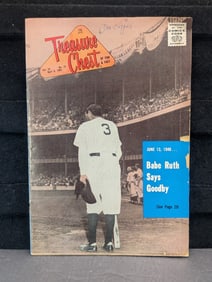 1965 Treasure Chest-10c, (Babe Ruth Special Edition-Rare) Amazing Ads, Excellent Condition, Comic