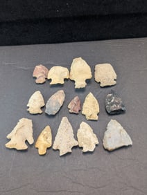 (14) Assorted Arrowheads
