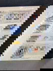Page of 8 U.S. Postal 1st Day Cachets
