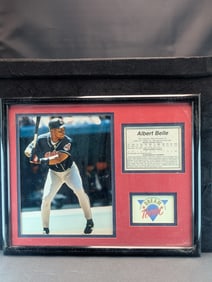 Picture Of Albert Belle From The Cleveland Indians, Played From 1989 To 1995.