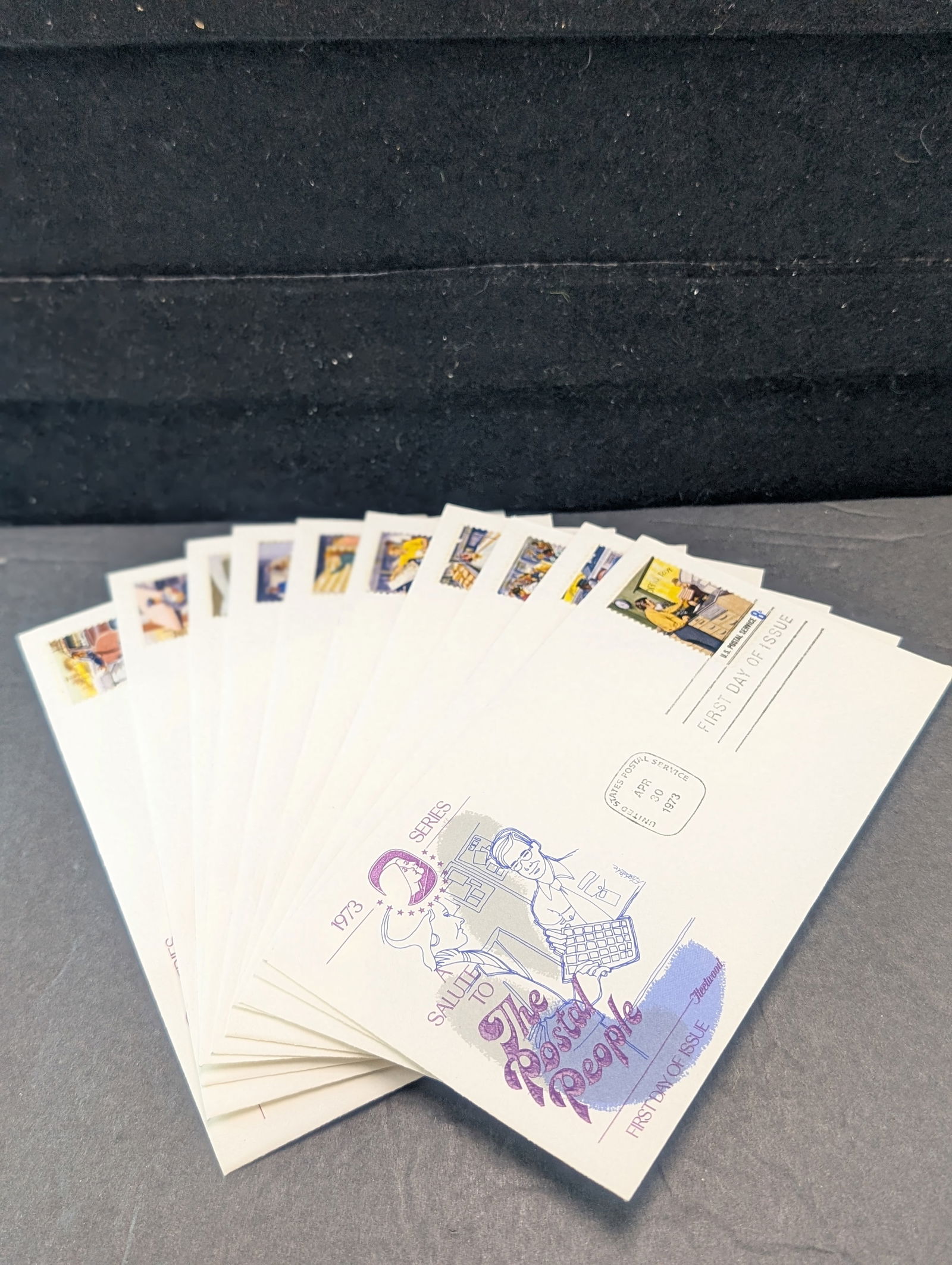 Complete Set U.S. Postal "Service Employers" all Mint 1st Day Cachets (1 of 3)