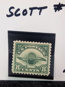 1918 Eight Cent Air Mail Scott #C-4 MOGH