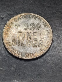 1 Oz. .999 FINE SILVER South East Refining Inc. - Eagle Designed Round