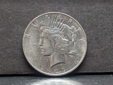 1927-D Peace Silver Dollar