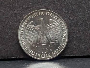 1973-G Germany 5 Silver Marks