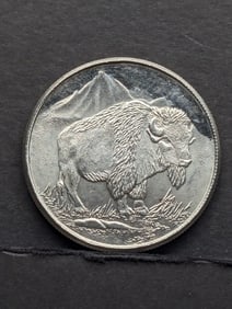1 Oz. .999 FINE SILVER American Buffalo Designed Round