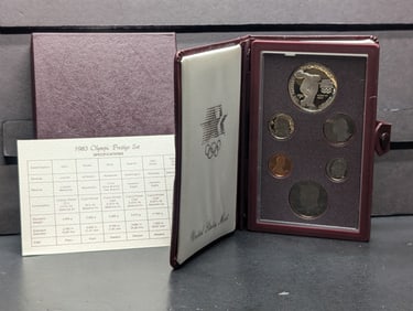 1983-S U.S. Mint Prestige Set in OGO w/ COA - Olympic Discus Thrower