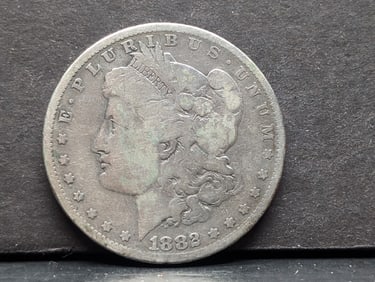1882-O/S Morgan Silver Dollar